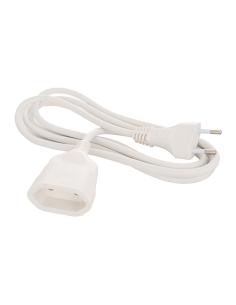 Prolongación manguera 2x1mm 3m blanco. solera 8673/1. 8423220007666 23197 SOLERA