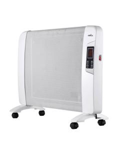 Radiador De Mica Abrigo 2000w 1elemento Blanco C/remoto Temporizador Display Termostato Reg.54x82,5x27cm