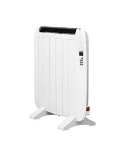 Emisor Termico Gaban 900w X En Aluminio Blanco Remoto Lcd Temporizador Mural/portatil 58,5x58x5,5 Cm