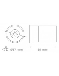 Spot Light 3W LED COB 4200k... 2