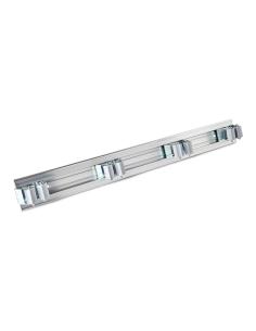 Colgador de aluminio para 4 herramientas 48x5,5x1cm 5709386665586 08888 GROUW