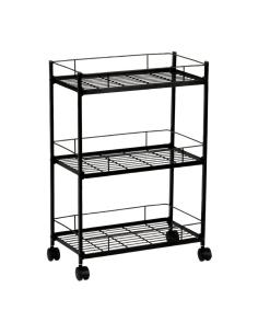 Carro verdulero de metal negro cc72095 andrea house 8435304880645 73252 ANDREA HOUSE