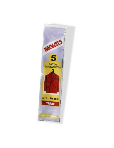 5 sacos guardarropa n°2 chaquetón 65x125cm mauris 8421531502528 73938 MAURIS