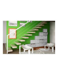 Zapatero harmony box gris 51x19x39cm 8005646026126 75072 TERRY 2