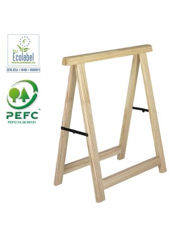Caballete pino super 77x73,5cm 100% pefc cert astigarraga 8422341100027 75256 ASTIGARRAGA