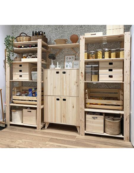 Estanteria alistonada evolution 5 175x76,7x43cm pino macizo astigarraga 8422341699156 75260 ASTIGARRAGA