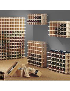Botellero evolutivo rioja para 24 botellas pino macizo 75x22x54cm astigarraga 8422341700050 75263 ASTIGARRAGA 2