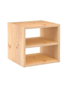 Estanteria modular 1 cubos + balda intermedia dinamic pino macizo 36,2x33x36,2cm astigarraga 8422341499756 75283 ASTIGARRAGA