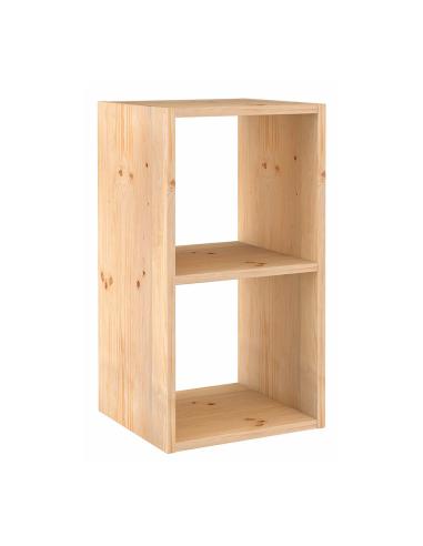 Estanteria modular 2 cubos dinamic pino macizo 36,2x33x70,8cm astigarraga 8422341499664 75287 ASTIGARRAGA