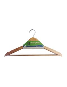 Lote 3 perchas woody line madera ecológica fsc 42,5x23cm-12mm 8432363920398 77393 MONDEX