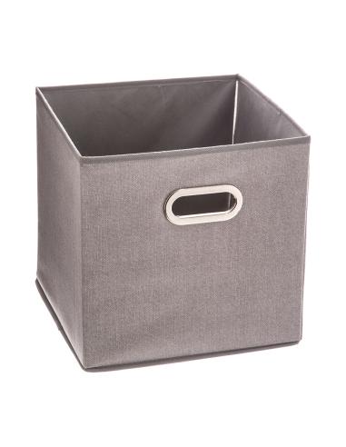 Caja organizadora color gris claro para estanteria 31x31cm 3560238931554 83194 5 FIVE
