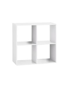 Estanteria madera color blanco para 4 cajas organizadoras 67.6x32x67.6cm astigarraga 3560239679103 83484 ATMOSPHERA