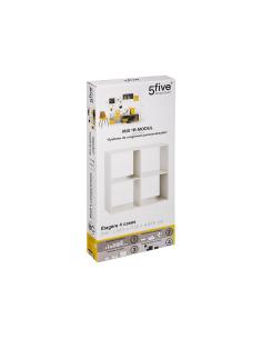 Estanteria madera color blanco para 4 cajas organizadoras 67.6x32x67.6cm astigarraga 3560239679103 83484 ATMOSPHERA 2