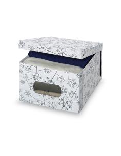 Caja guarda ropa vinilo l bon ton 39x50x24cm 8001410071156 83501 DOMO PACK LIVING