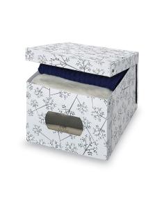 Caja guarda ropa vinilo xl bon ton 42x50x31cm 8001410071163 83502 DOMO PACK LIVING