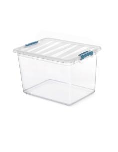 Caja katla transparente 20l con asas ergonomicas 39x29x25,5cm 8052787490750 83550 DOMO PACK LIVING