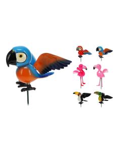 Pájaros de decoración para macetas diseños surtidos 125x140x670mm 8720573136730 90539 PROGARDEN