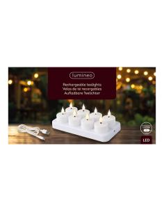 Vela led recargable de plástico para interior 486715 8720194668474 90751 EDM 2