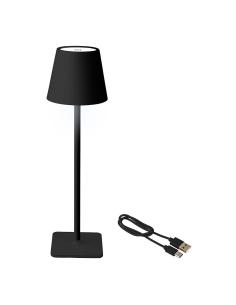 Lámpara led de mesa color negro para exterior y interior 17cm regarcable 894376 8720725771550 90780 EDM