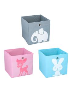 Caja de almacenamiento colores variados 28 x 28 x 28 cm alpina 8711252179247 90661 ALPINA
