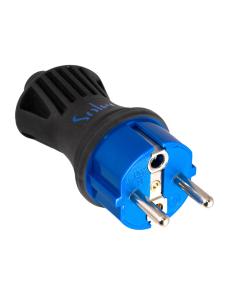 Clavija bipolar 16a 250v espigas de ø 4,8mm negro termoplástico 5706ck solera 8423220254657 40040 SOLERA