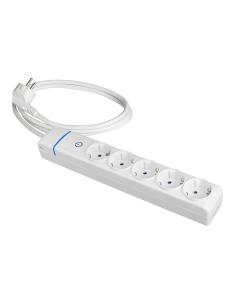 Prolongador con 5 tomas 2p+t, 16a 250v con interruptor luminoso. 1.5 m de cable h05vv-f 3g1,5mm². 8015pil solera 8423220250314 4