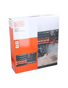 Set de almacenamiento 43 piezas black+decker 8711252239439 73516 BLACK+DECKER 2