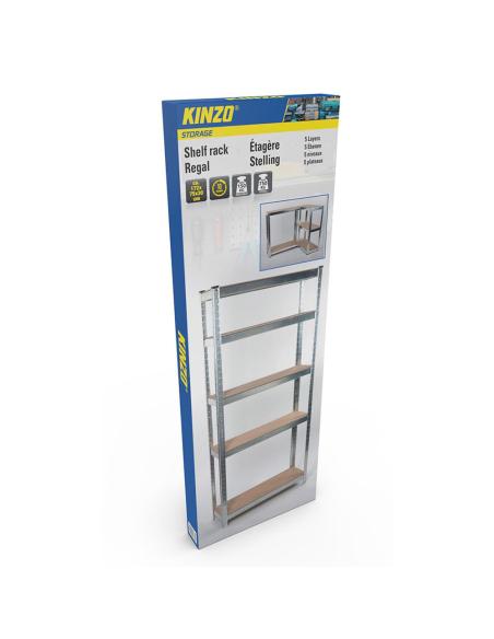 Estantería de 5 baldas kinzo 8711252178691 73538 KINZO