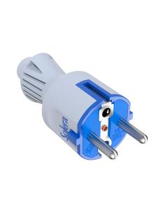 Clavija 2p+t, 16a 250v elastómero blanco. 706ckb solera 8423220254732 40121 SOLERA