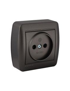 Base fija 2p, 16a 250v~. de superficie. serie mural 8423220263291 43174 SOLERA