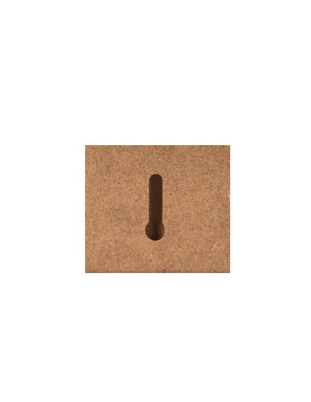 Estantería color madera 580x60x68mm, nb1700650, basics 8720573256810 20515 BASICS