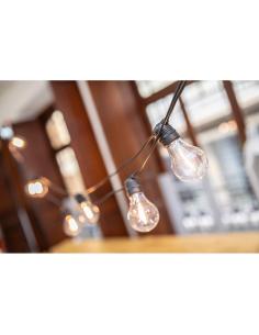 Guirnalda allegra solar+bateria negra 8m 10 bombillas led new garden 8435578504582 71437 NEW GARDEN