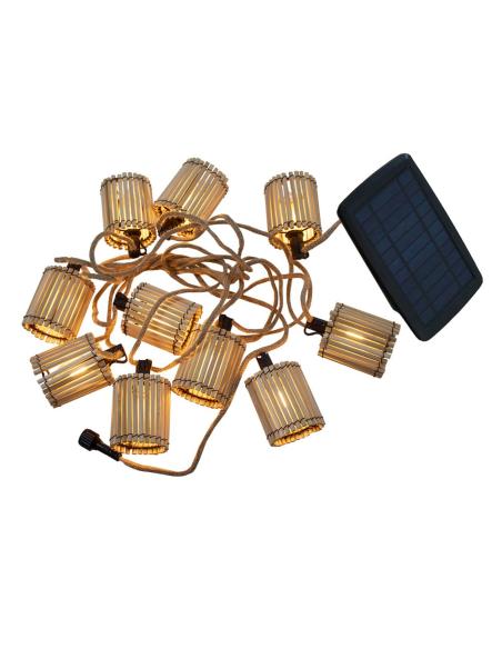 Guirnalda okinawa solar + battery 8m 10 bombillas new garden 8435578509389 71439 NEW GARDEN