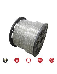 Tubo flexiled led 2 vias multifuncion 48m. 36 leds/m blanco calido (ip44 interior-exterior) edm 8425998727111 72711 EDM 2