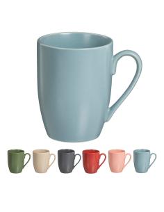 Taza porcelana mate 350 ml 6 colores surtidos kozina 8434504083931 77593 CAISON