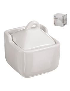 Salero ceramica clasico blanco 10x10x11,5 cm kozina 8434504045076 77761 KOZINA