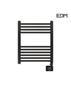 Radiador/ toallero electrico negro con temporizador. edm 8425998071641 07164 EDM