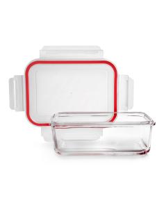 Fiambrera borosilicato rectangular, cap: 0,400ml, 754704. ibili 8411922445084 78377 IBILI