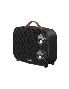 Termoventilador Ceramico Ptc Corcega 1500w Negro/cromo 2potencias 3funciones Corte Termico seg.antivuelco 21x23x13,6 Cm