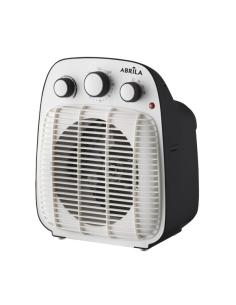 Termoventilador Elect.lesoto 2000w Blanco/negro 2pot.3fun. Temporizador Prot. Sob. Calent. Antivuelco 27x23x15,5 Cm