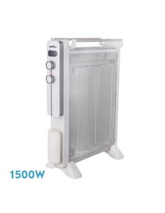 Radiador Mica Caicos 1500w 3 Elem Blanco/gris 3potencias Prot. Sob. Calent. Antivuelco 63,5x45x21 Cm