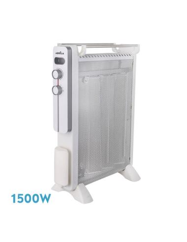 Radiador Mica Caicos 1500w 3 Elem Blanco/gris 3potencias Prot. Sob. Calent. Antivuelco 63,5x45x21 Cm