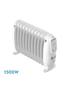 Radiador Aceite Irlanda 1500w Blanco 3potencias Termostato Reg. 11elementos Protec.segurid.asa 38,2x51x18cm