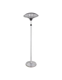 Calefactor Exterior C/pie Koel 2000w Plata 2potencias Antivuelco Ip34 200x60x60 Cm