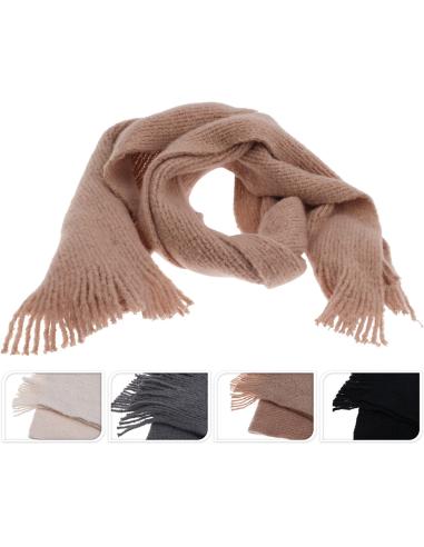 Bufanda de punto, colores variados, 180cm. basics 8721037159265 72494 BASICS