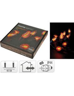 Guirnalda efecto llama, ip44, 10 led, 220v, distancia entre leds 40cm. basics 8711295000607 72500 BASICS