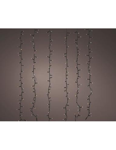Cortina led parpadeante, 256 leds, 375x60cm. lumineo 8720194660126 72583 LUMINEO