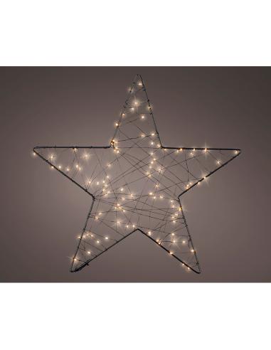 Estrella de malla micro led, ø38cm. lumineo 8720194686478 72591 LUMINEO