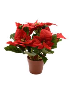 Planta artificial flor de pascua, ø27x27cm, basics 8718532878289 72636 BASICS