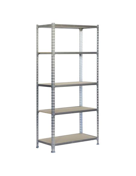 Estantería mader 167.4x71x31cm 5b galva/madera 75kg simon rack 8425437148996 75768 SIMON RACK
